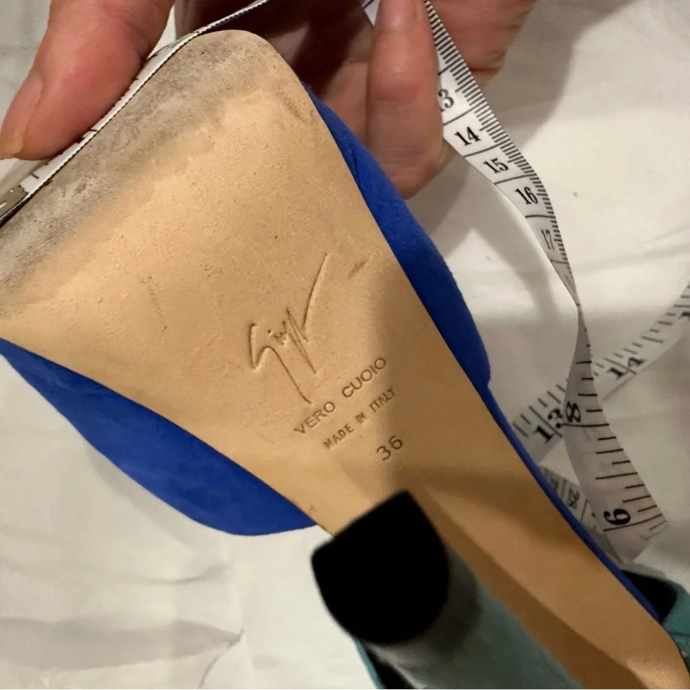 Giuseppe zanotti sharon blue platform sz 6 - Picture 10 of 16